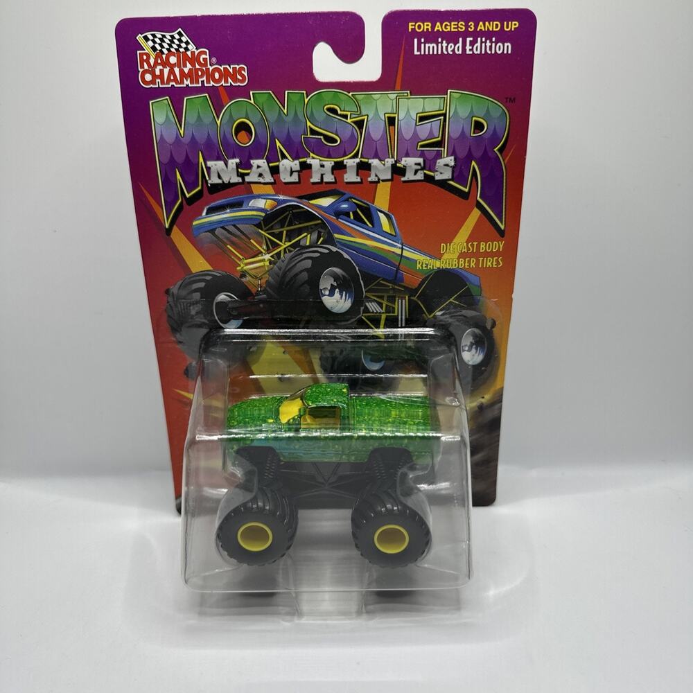 Racing Champions Monster Machines Green Dodge Ram NEW + FAST SHIPPING